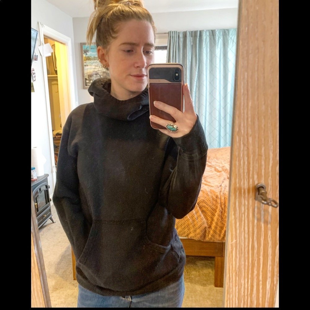 Cowl/high neck hoodie from Anthropology
